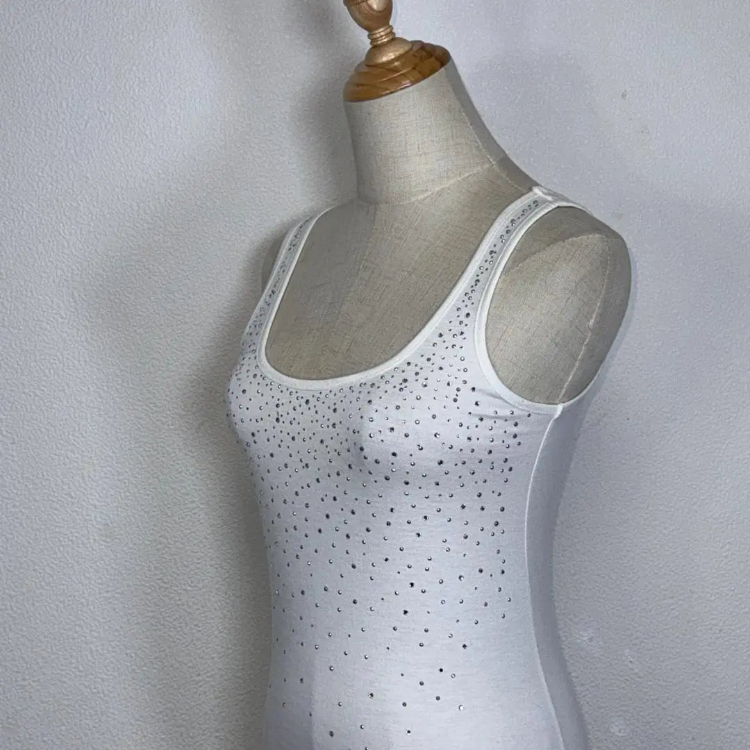 ★Good condition★ AZUL sleeveless top tank top Ivory size S