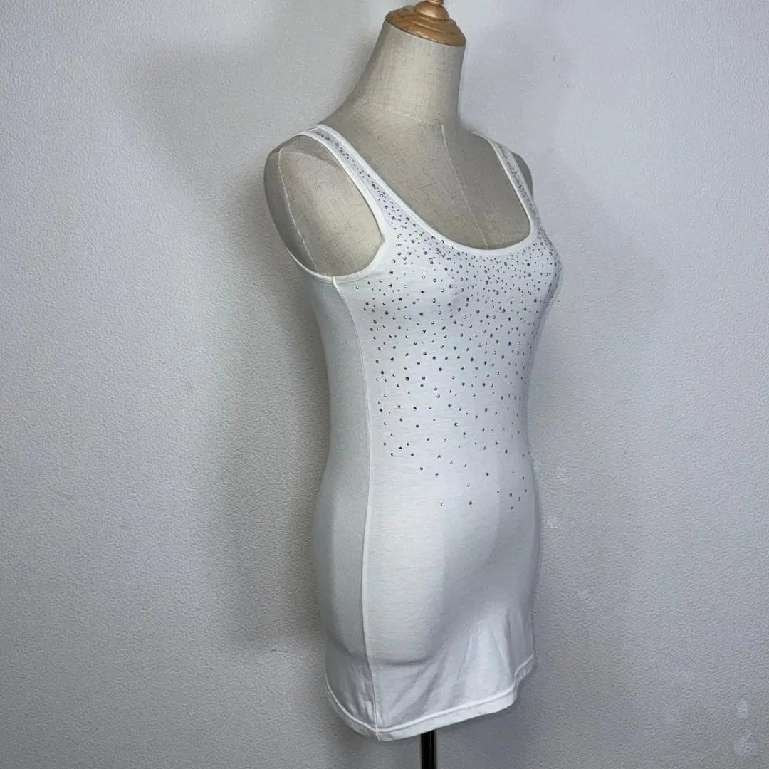 ★Good condition★ AZUL sleeveless top tank top Ivory size S