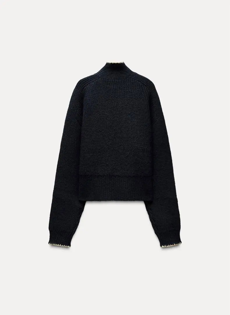 ZARA knit sweater with ribbon | ZARA リボン付き ニット セーター