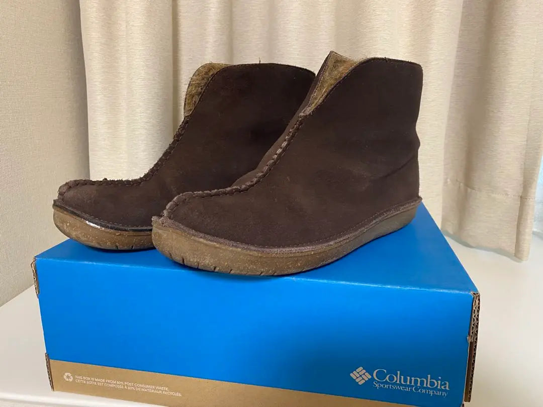 Columbia Brown Sheepskin Boots 27cm