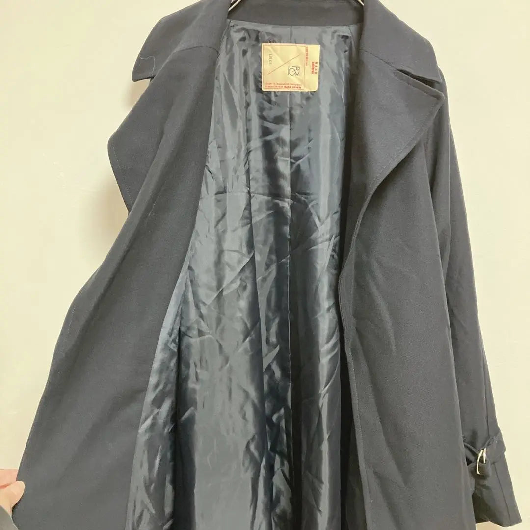 [Nano Universe] Trench Coat S Long Length Rayon Office Outerwear