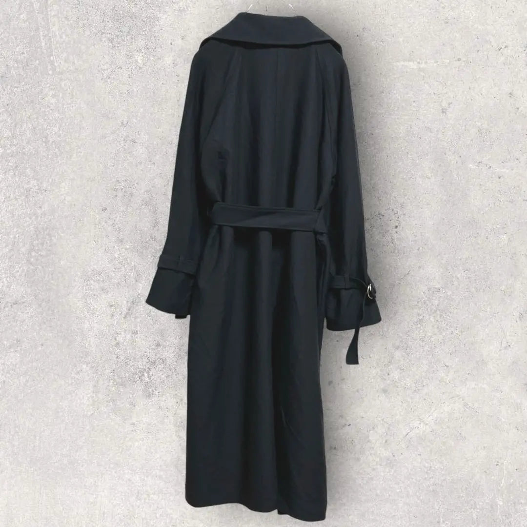 [Nano Universe] Trench Coat S Long Length Rayon Office Outerwear