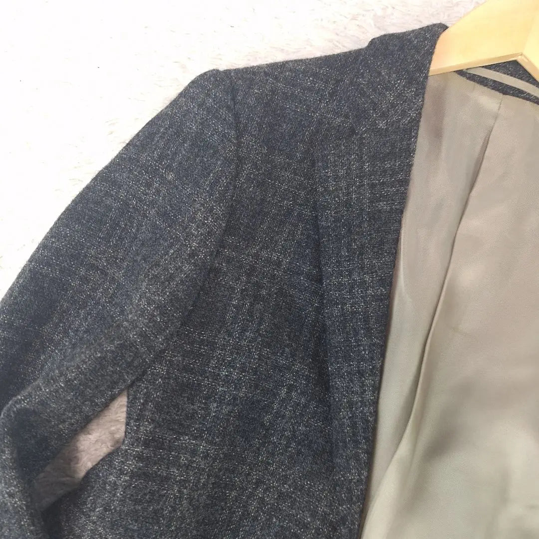 Good condition ✨Junhashimoto Nano Universe Tweed Tailored Jacket Check S