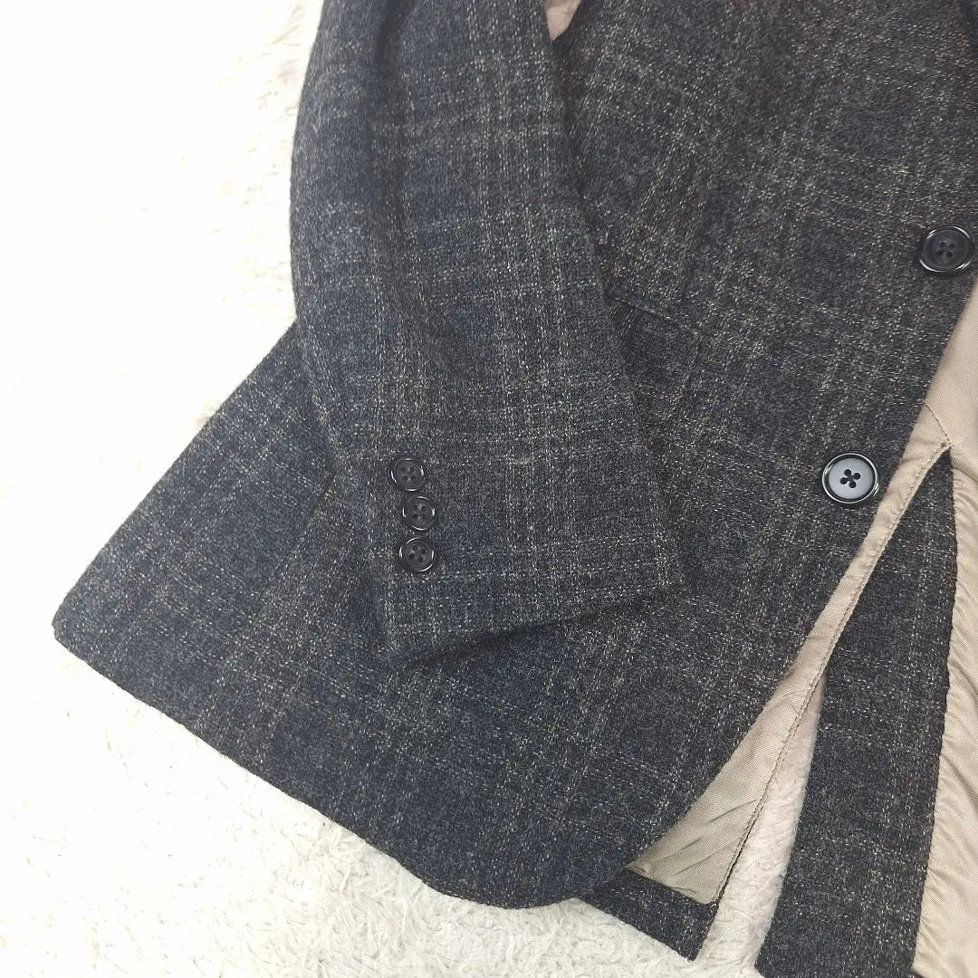 Good condition ✨Junhashimoto Nano Universe Tweed Tailored Jacket Check S