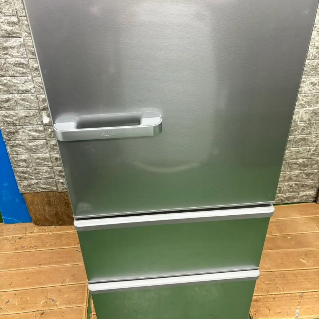 309Z AQUA 3-door refrigerator, living alone, left-opening, extremely beautiful condition, operation confirmed