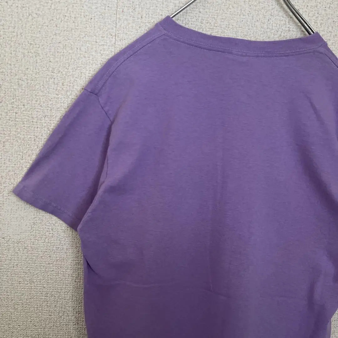 Camiseta DELTA Retro Print Piña Unisex Morado | DELTA レトロプリント パイナップル Tシャツ ユニセックス パープル