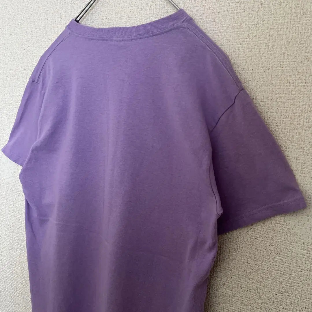 Camiseta DELTA Retro Print Piña Unisex Morado | DELTA レトロプリント パイナップル Tシャツ ユニセックス パープル