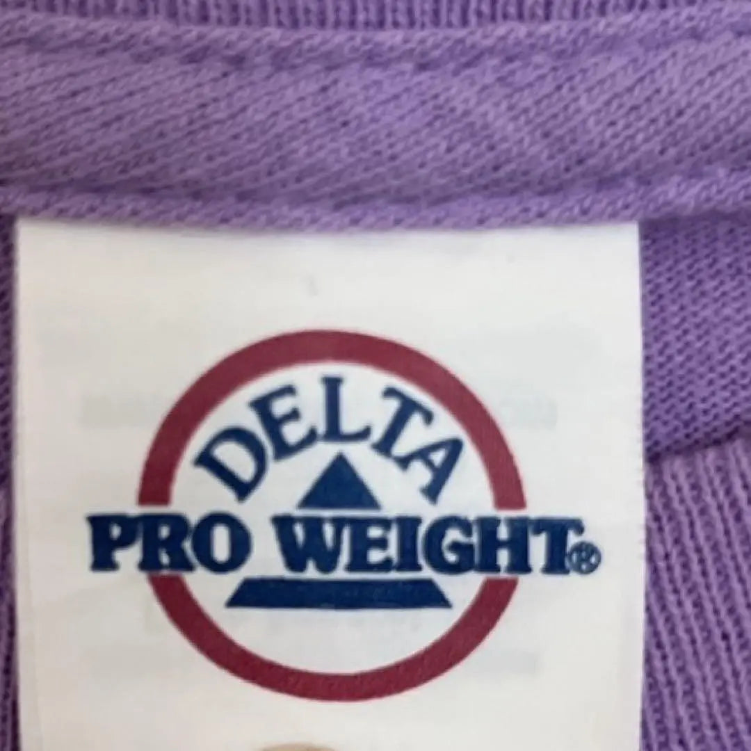 Camiseta DELTA Retro Print Piña Unisex Morado | DELTA レトロプリント パイナップル Tシャツ ユニセックス パープル