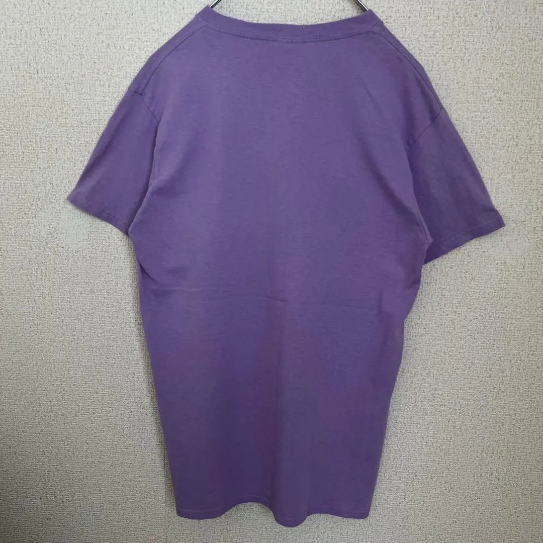 Camiseta DELTA Retro Print Piña Unisex Morado | DELTA レトロプリント パイナップル Tシャツ ユニセックス パープル