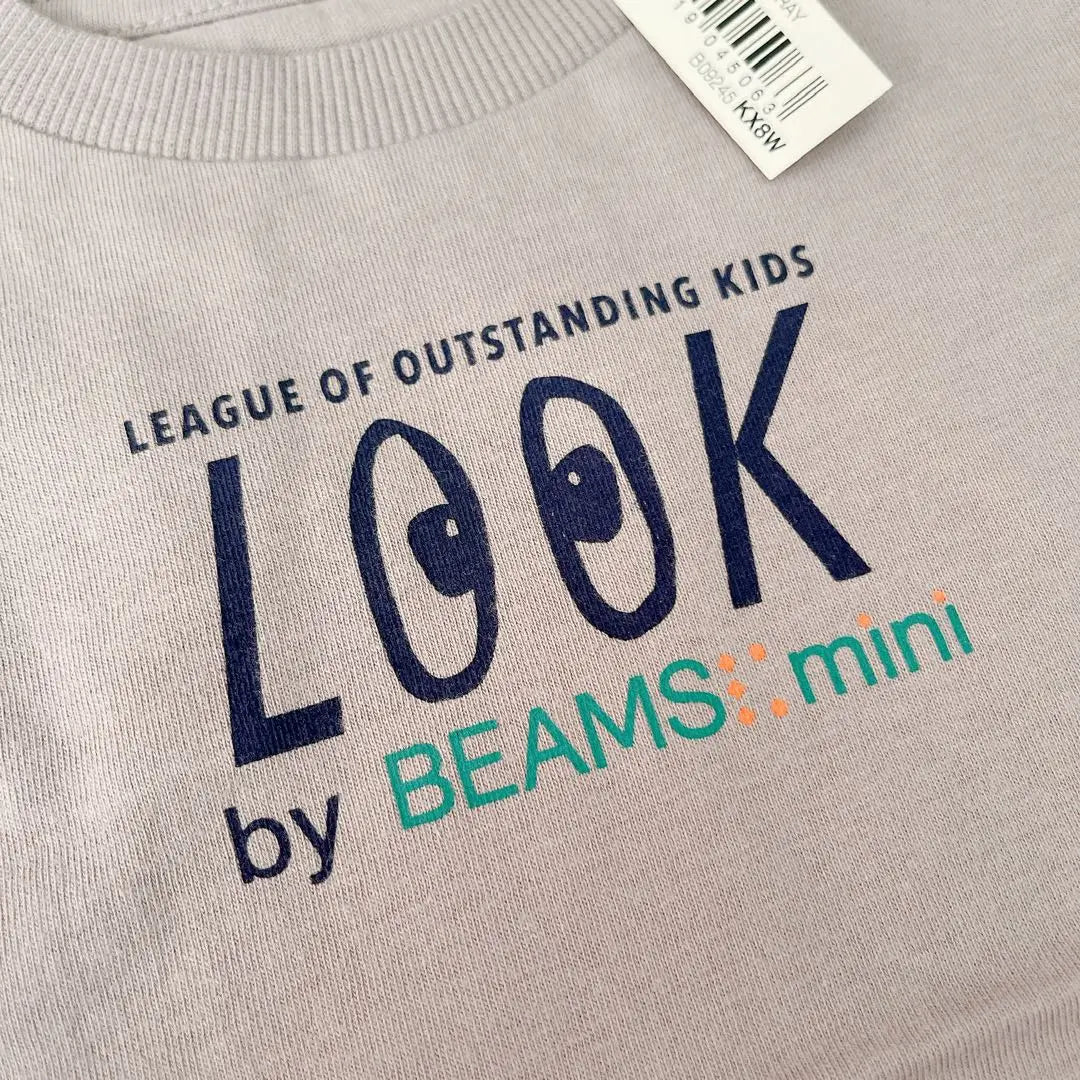 [LOOK by BEAMS mini] T-shirt Brand logo T-shirt