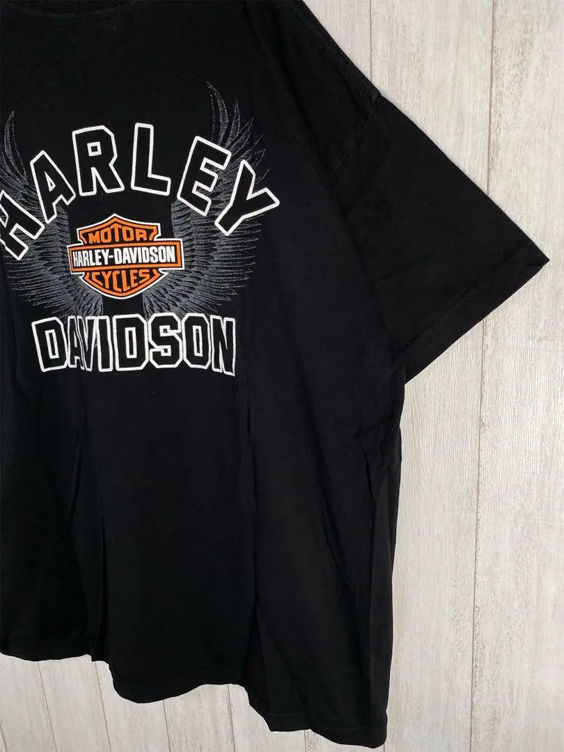 [One-of-a-kind item] Harley Davidson Big Logo Eagle Bag Print XL