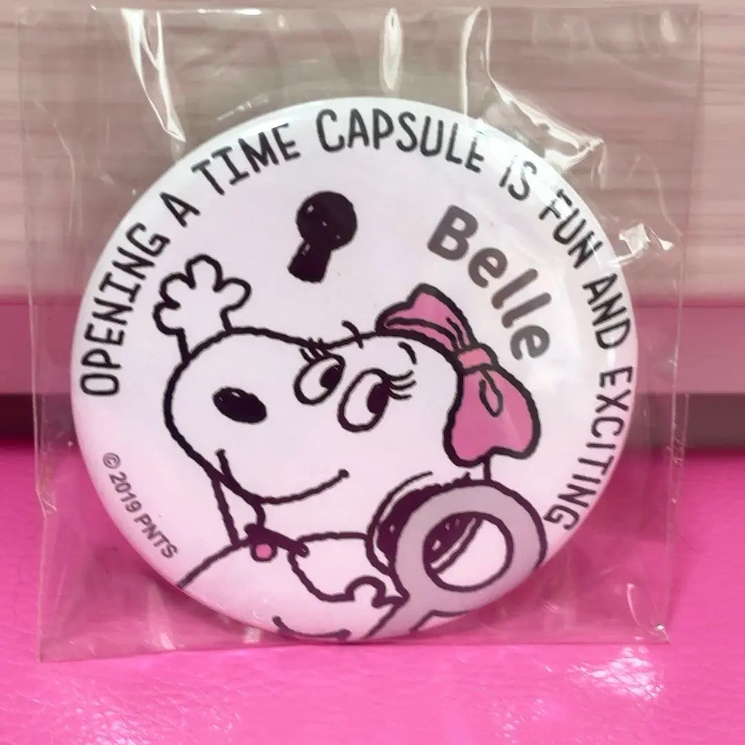 [Snoopy] Bell Time Capsule Exhibition Limited Can Badge