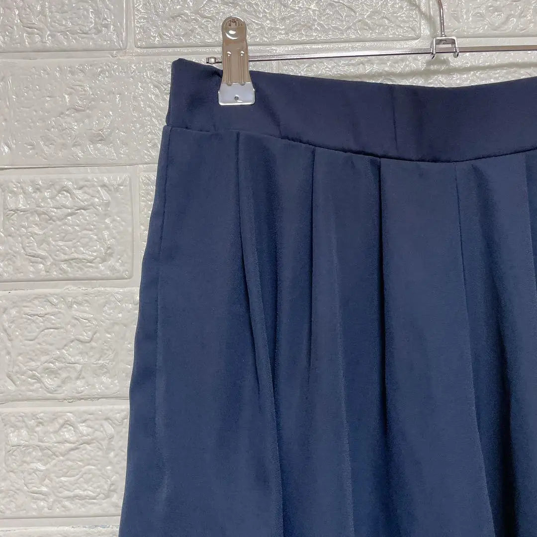 ★[Marvelous by Clown] Gaucho pants, loose, wide, L, tuck, simple