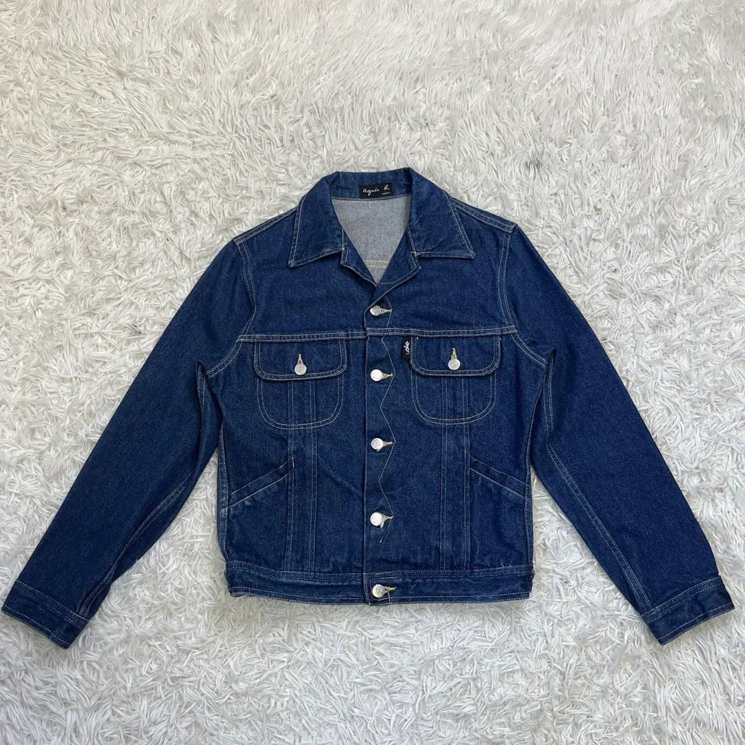 [Rare beautiful goods] AGNES B Denim Jacket Vintage 90S tokgove