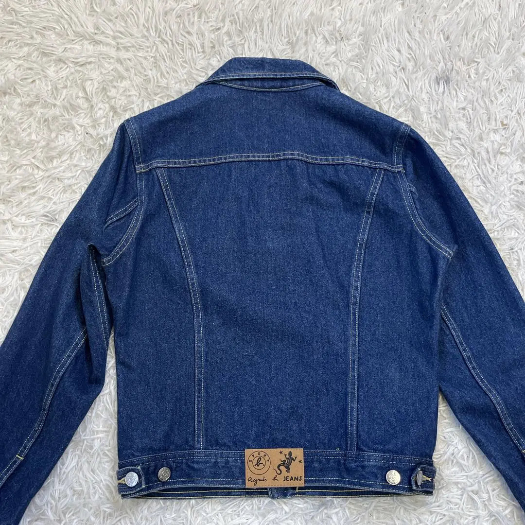 [Rare beautiful goods] AGNES B Denim Jacket Vintage 90S tokgove