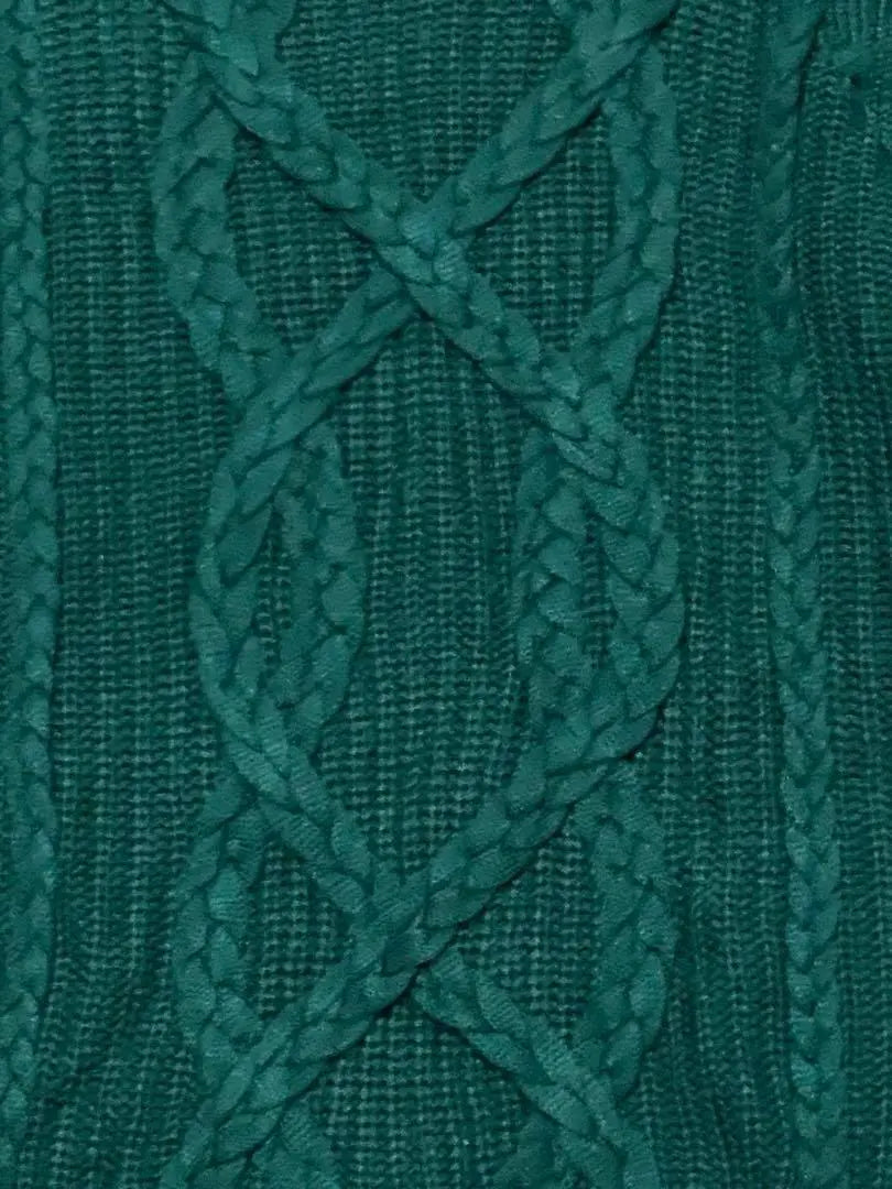 [ZARA KNIT] Suéter de punto verde lindo para mujer