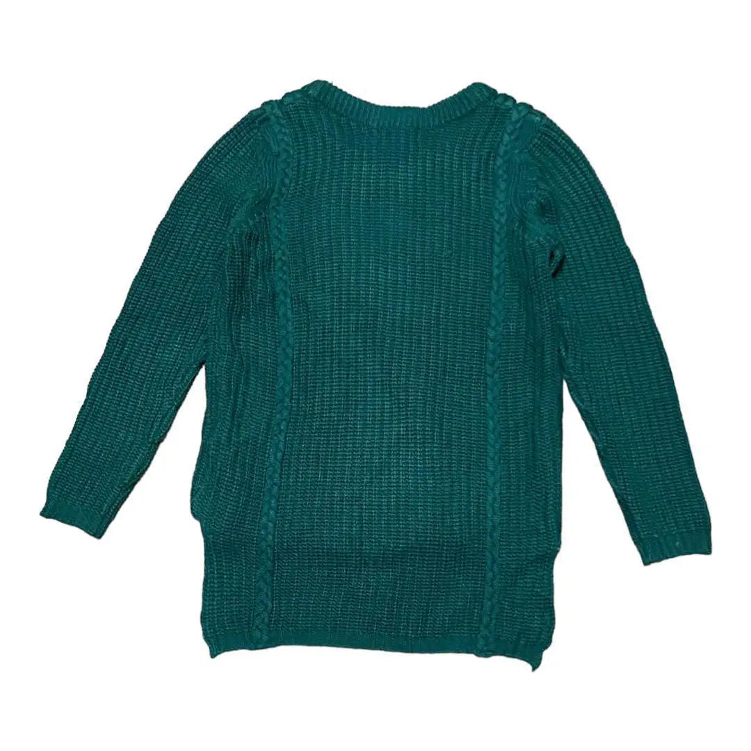 [ZARA KNIT] Suéter de punto verde lindo para mujer