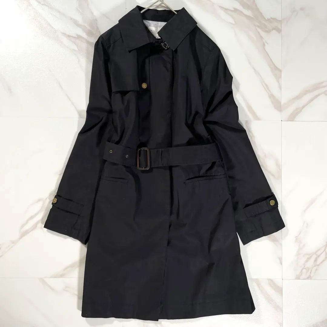 Hard to obtain ✨ Macintosh Philosophy Trench Coat Stripe Black