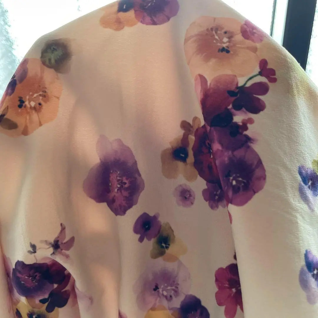 63 TOCCO Camisa de una pieza con estampado floral hasta la rodilla Tops femeninos