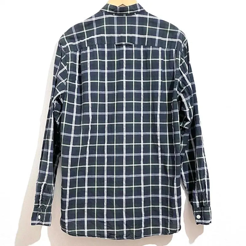 Rare Model Supreme Genuine Plaid Shirt Long Sleeve Check Shirt