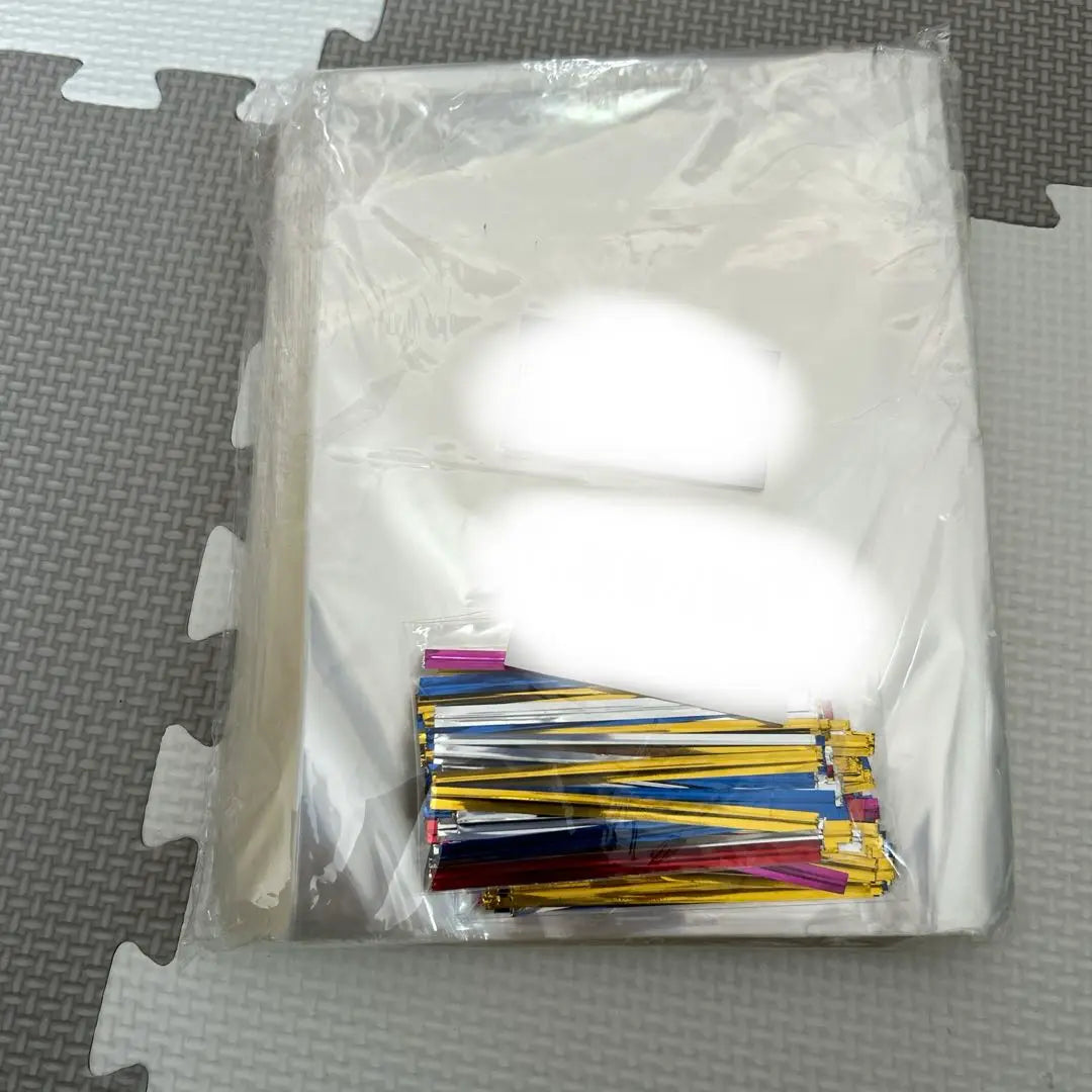 200 sheets transparent bag, clear flat cellophane sweets bag