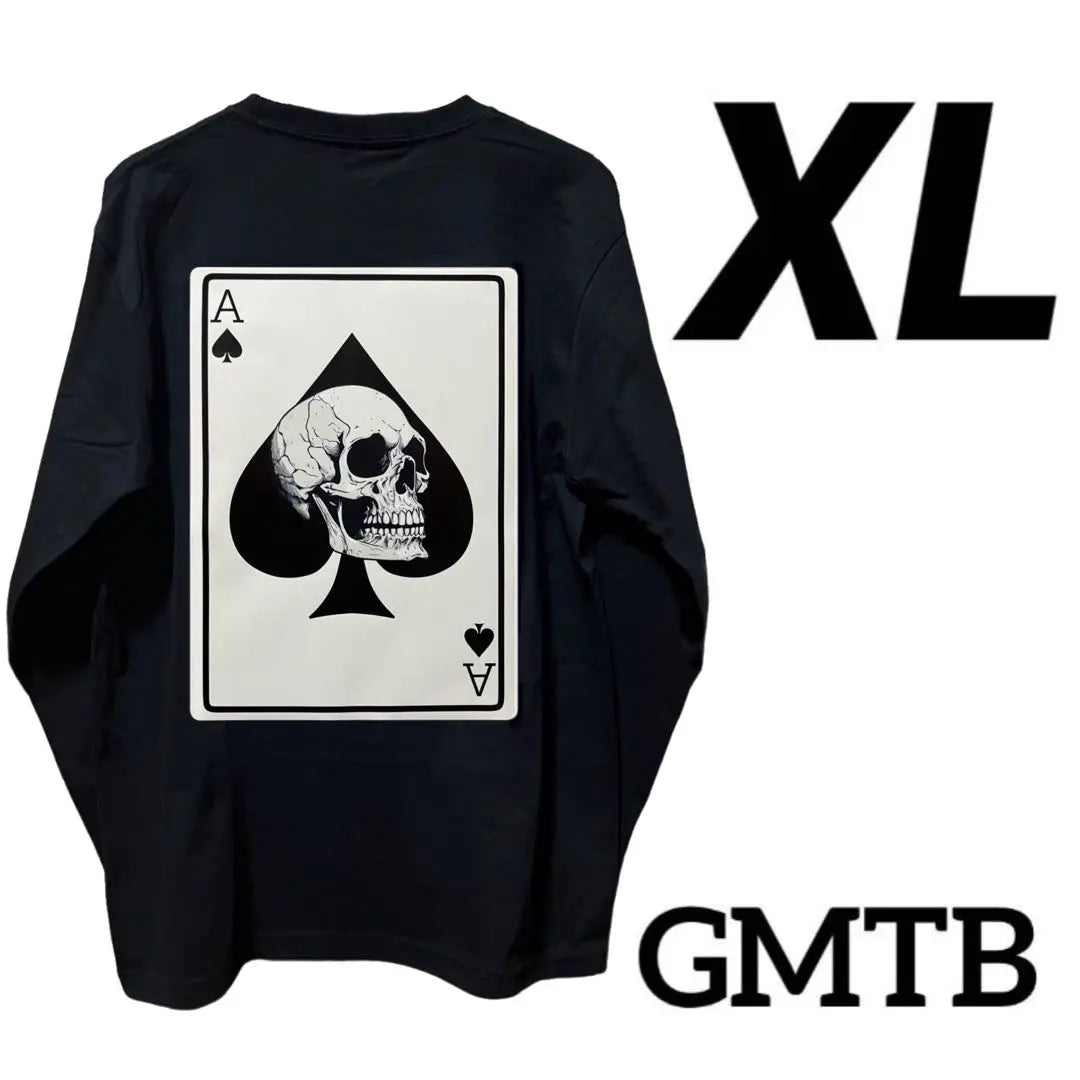 New GMTB Long T-shirt Long T Skull Playing Card XL LL