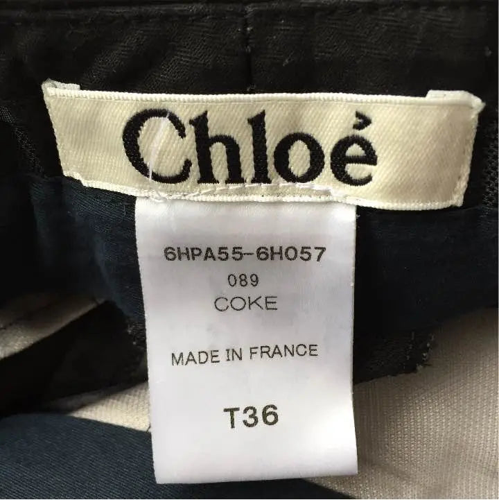 ✨ chloe / pantalón / negro / liso ✨ | ✨Chloe／パンツ／黒／無地✨