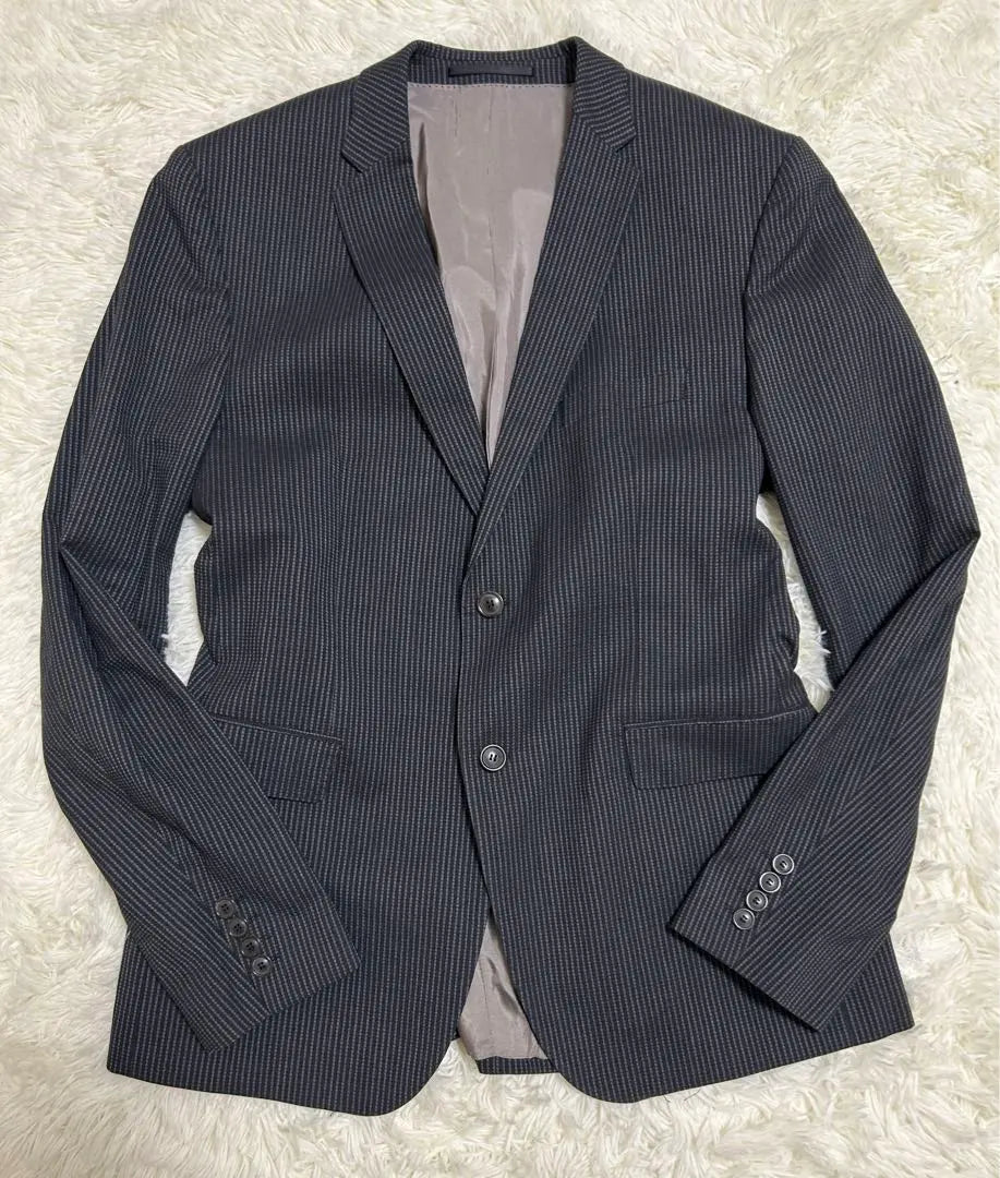 [XXL 52] Chaqueta de sastre a rayas de HUGO BOSS | 【XXL 52】HUGO BOSS テーラードジャケット ストライプ