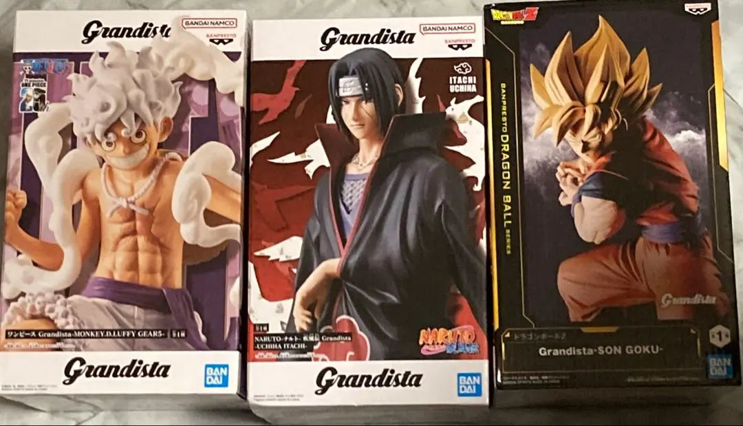 grandista figure Luffy Gear 5 Naruto Uchiha Itachi Goku