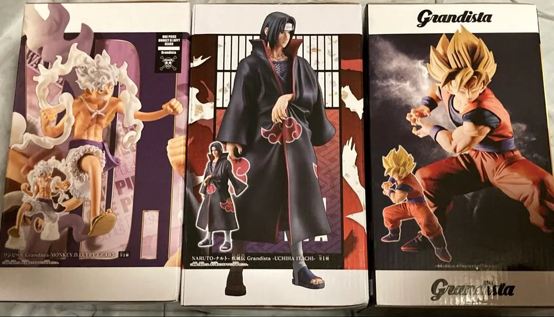 grandista figure Luffy Gear 5 Naruto Uchiha Itachi Goku