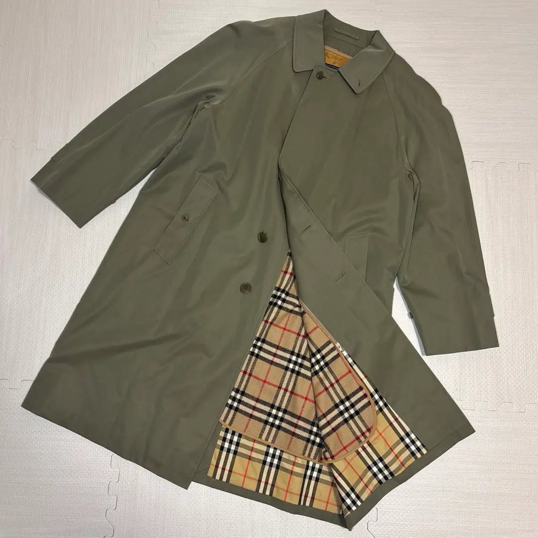 [Buen estado] Gabardina BURBERRY de los años 90 con forro de lana