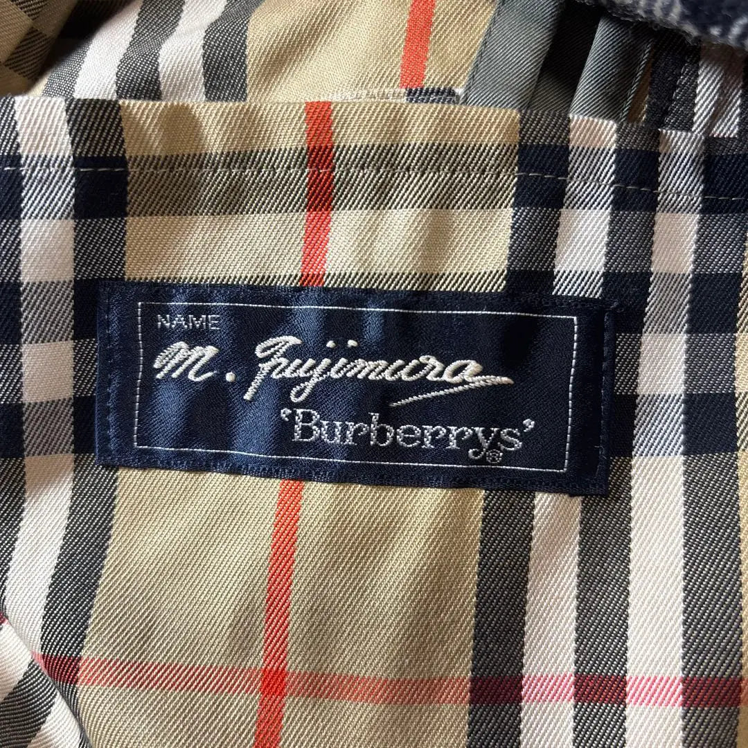 [Buen estado] Gabardina BURBERRY de los años 90 con forro de lana