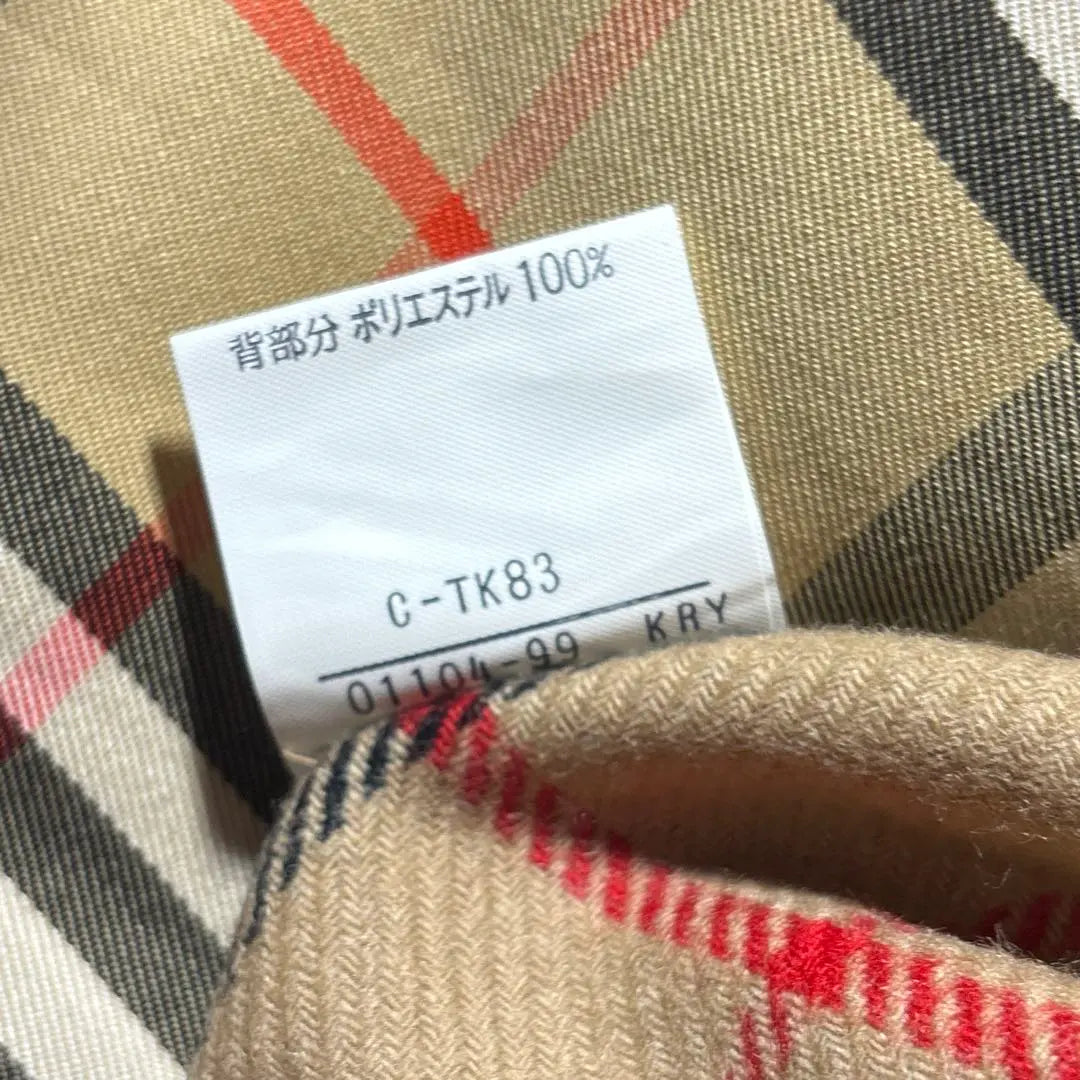 [Good condition] 90s BURBERRY trench coat with wool liner