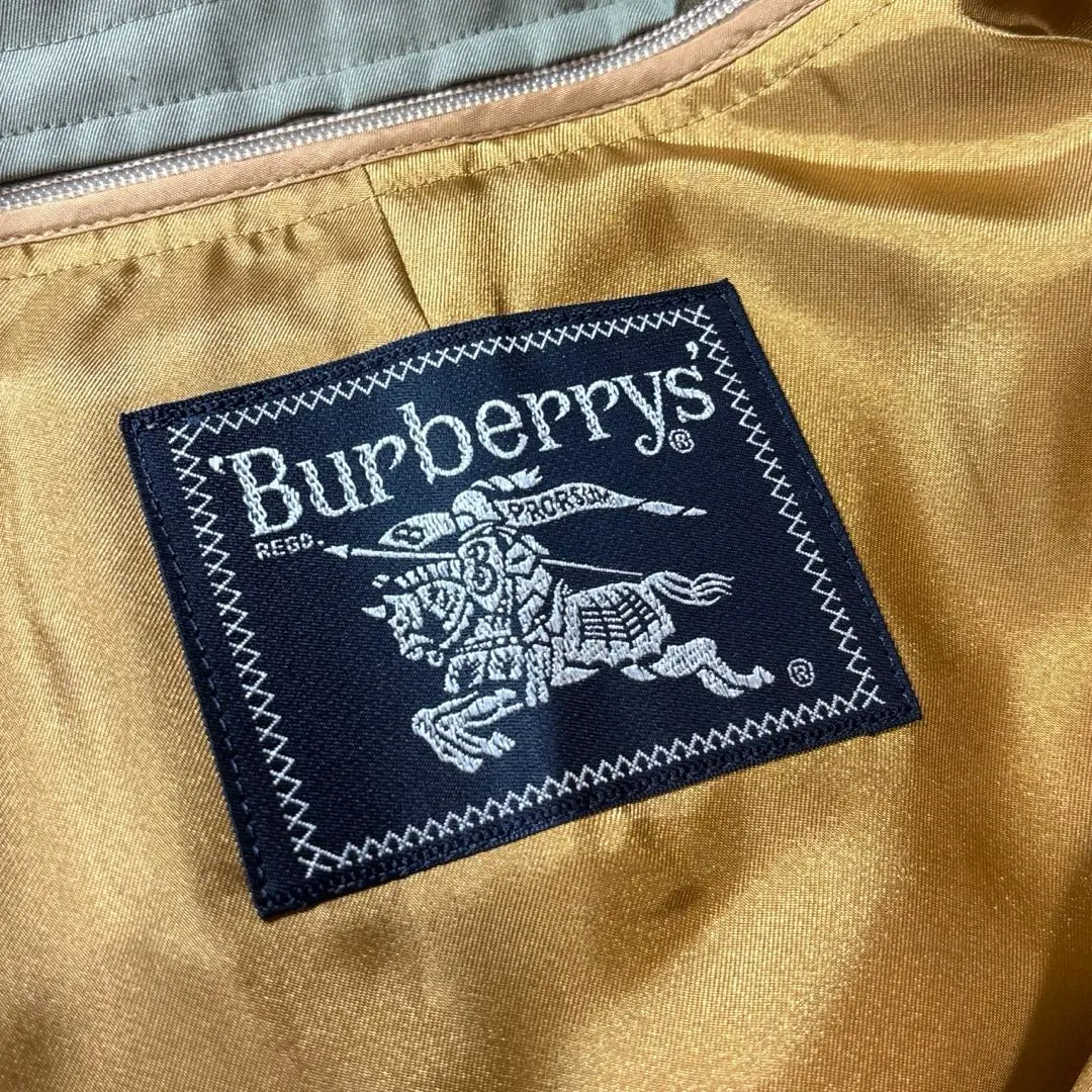 [Good condition] 90s BURBERRY trench coat with wool liner