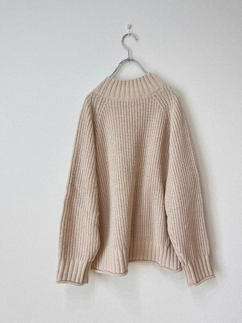 [Good condition] Chacol Raffine Chocolat Fine Robe Crew Neck Knit | 【美品】chacol raffineショコラフィネローブ　クルーネックニット