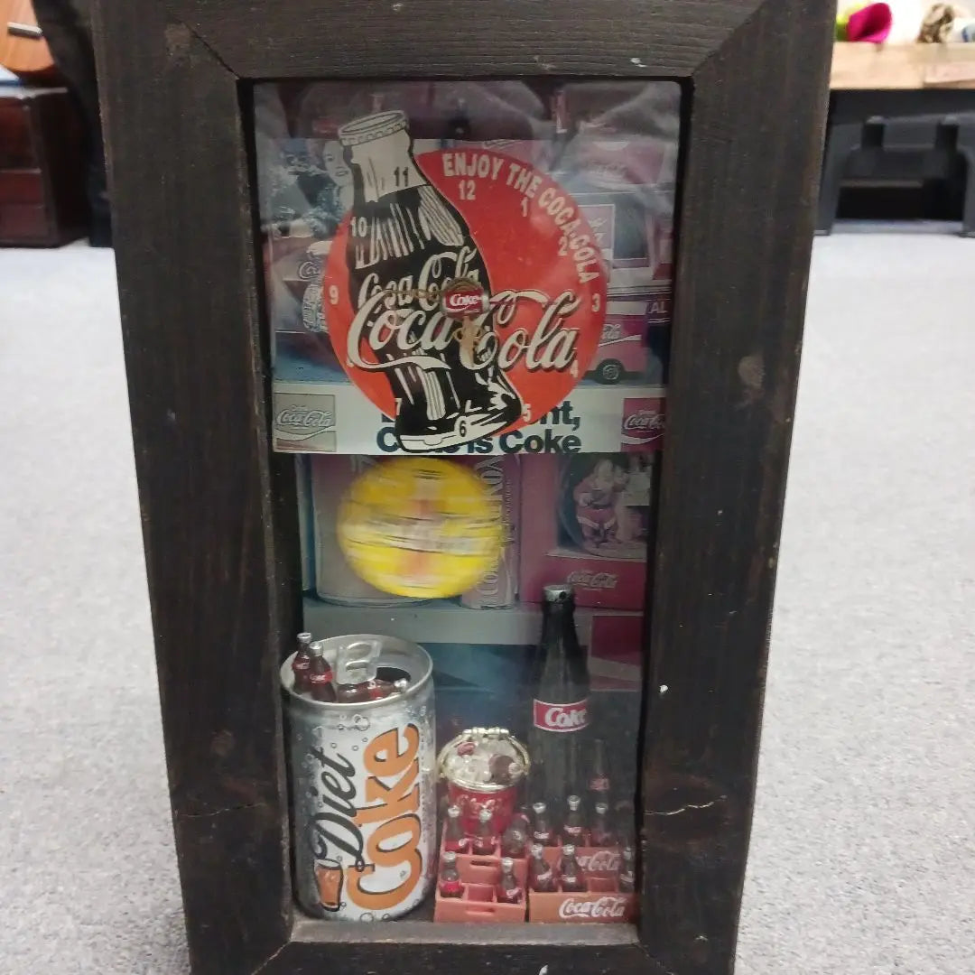 Coca-Cola table clock