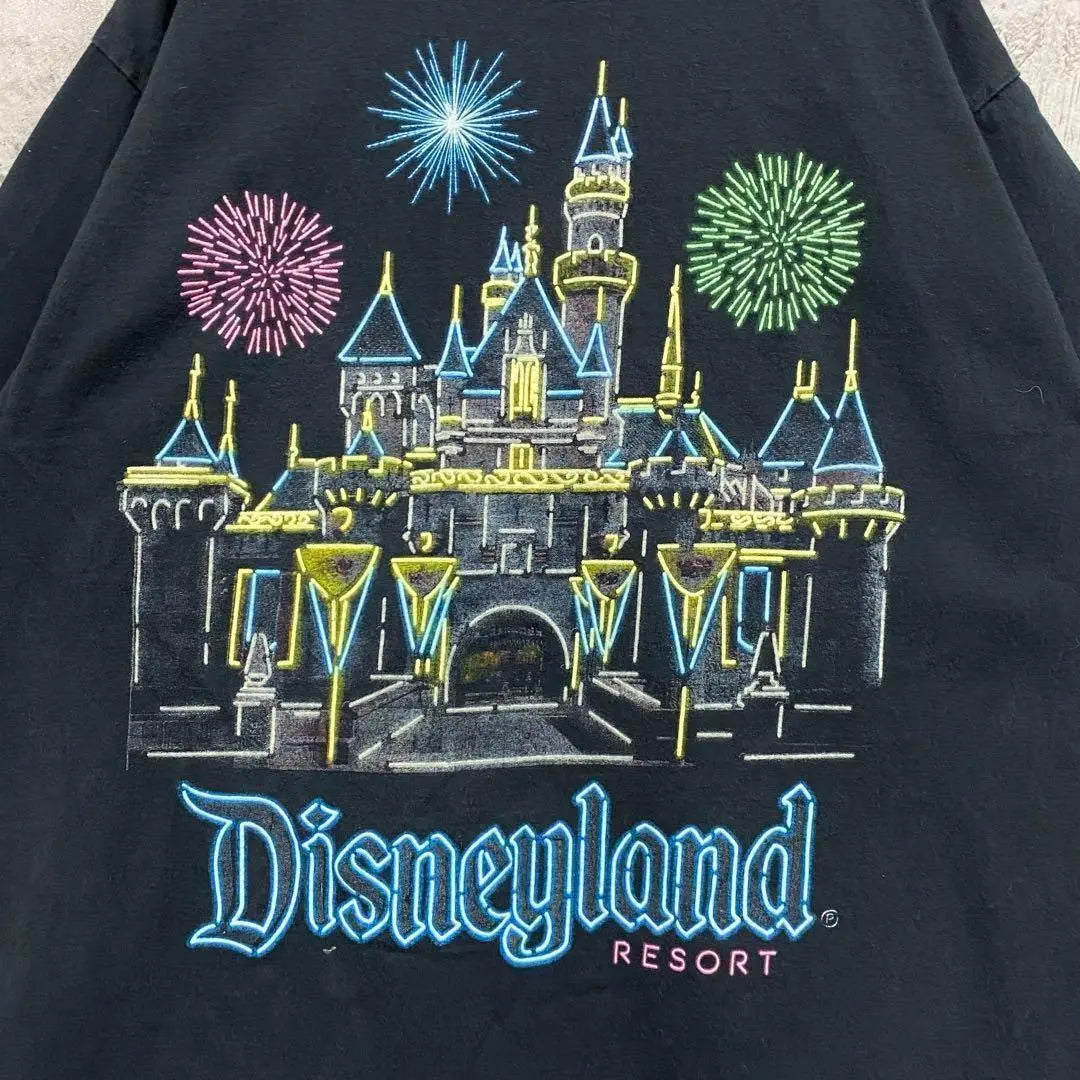 Rare [Old clothes] Disney Disneyland T -shirt Black Men's XL | レア【古着】ディズニー ディズニーランドTシャツ ブラック メンズXL