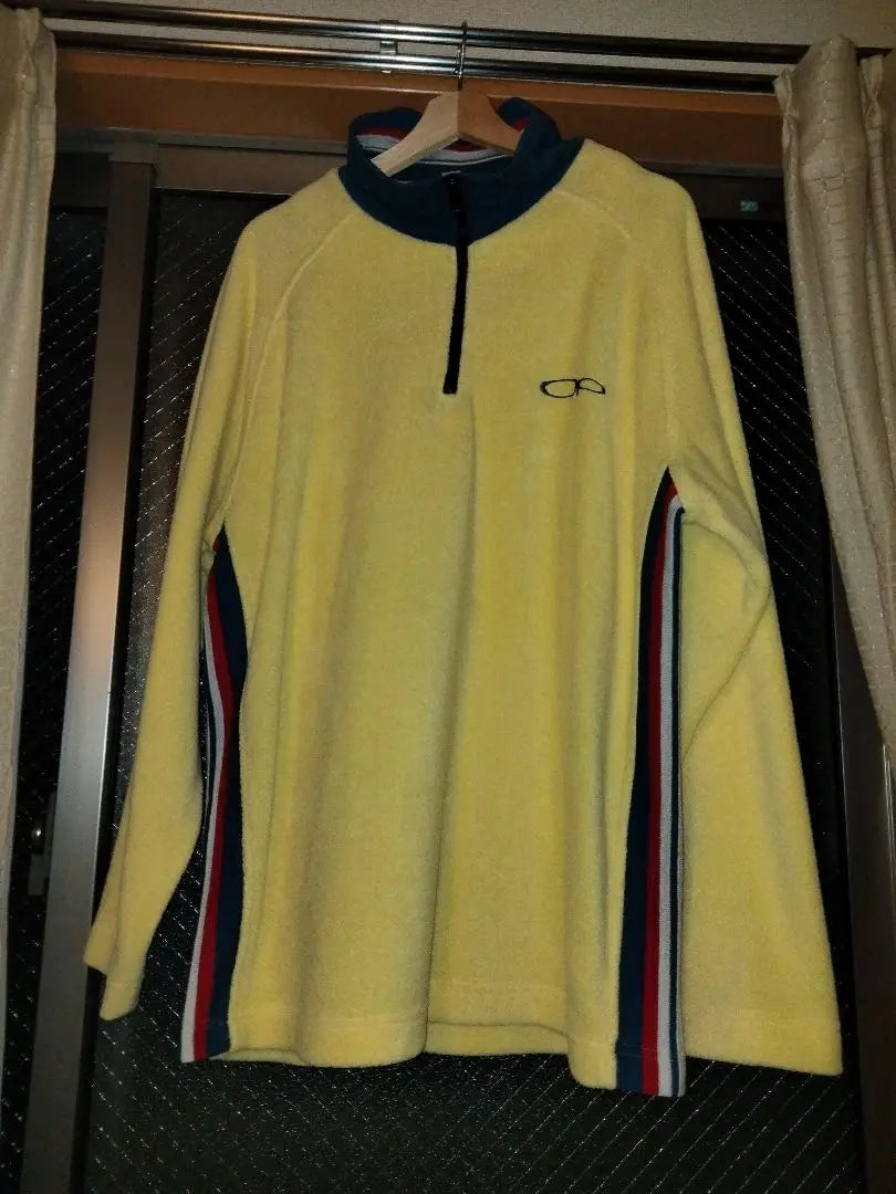 [Ocean Pacific] Chaqueta polar con media cremallera y canalé, años 90