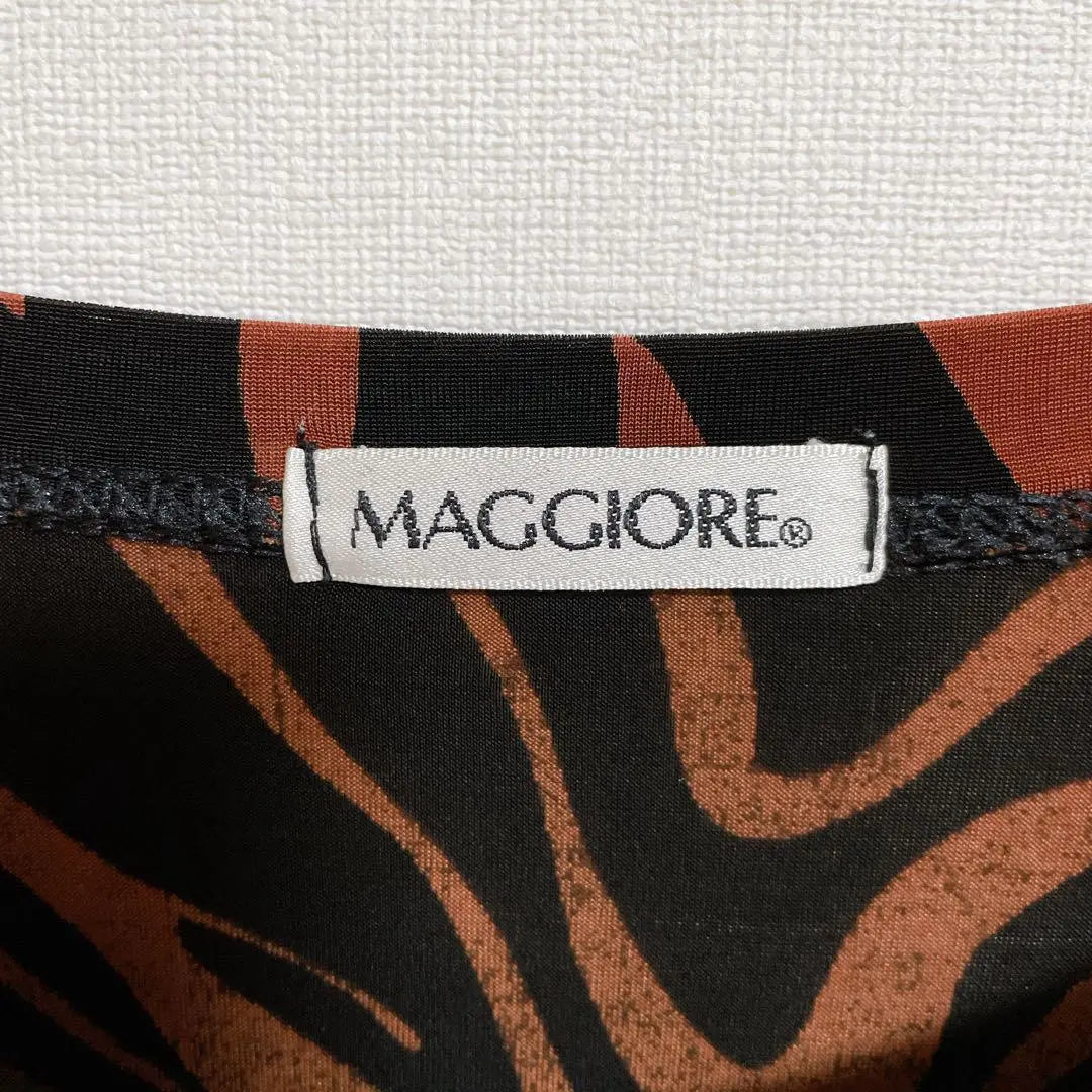 [MaggioRe] Corte y costura de mangas en 5 minutos ❤️ Patrón de cebra personalidad llamativa talla suelta | 【MAGGIORE】5 分袖カットソー❤️ゼブラ柄 派手 個性的 ゆったりサイズ