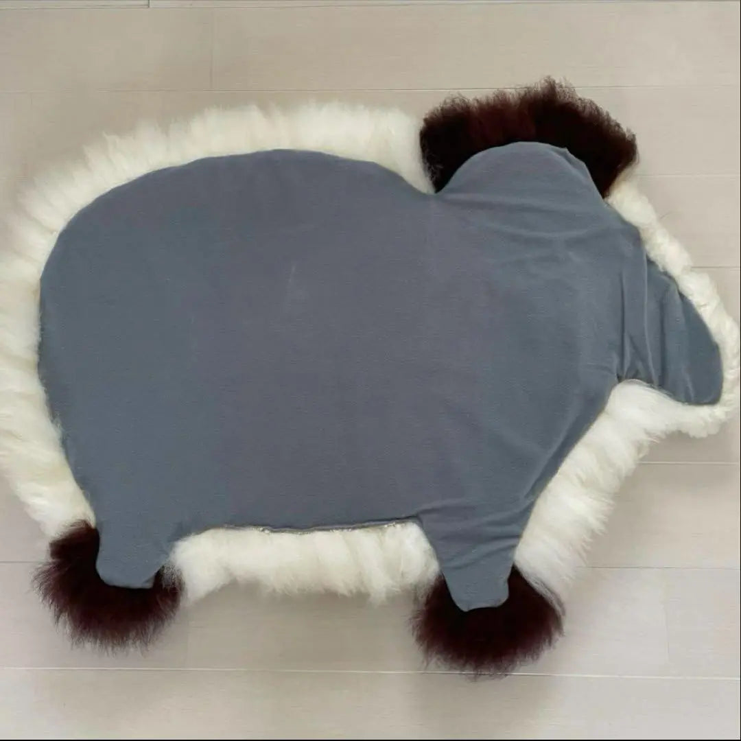 Mouton Wool Real Mouton Real Far Mat Rug Lug Type | ムートン 羊毛 リアルムートン リアルファー マット ラグ 羊型