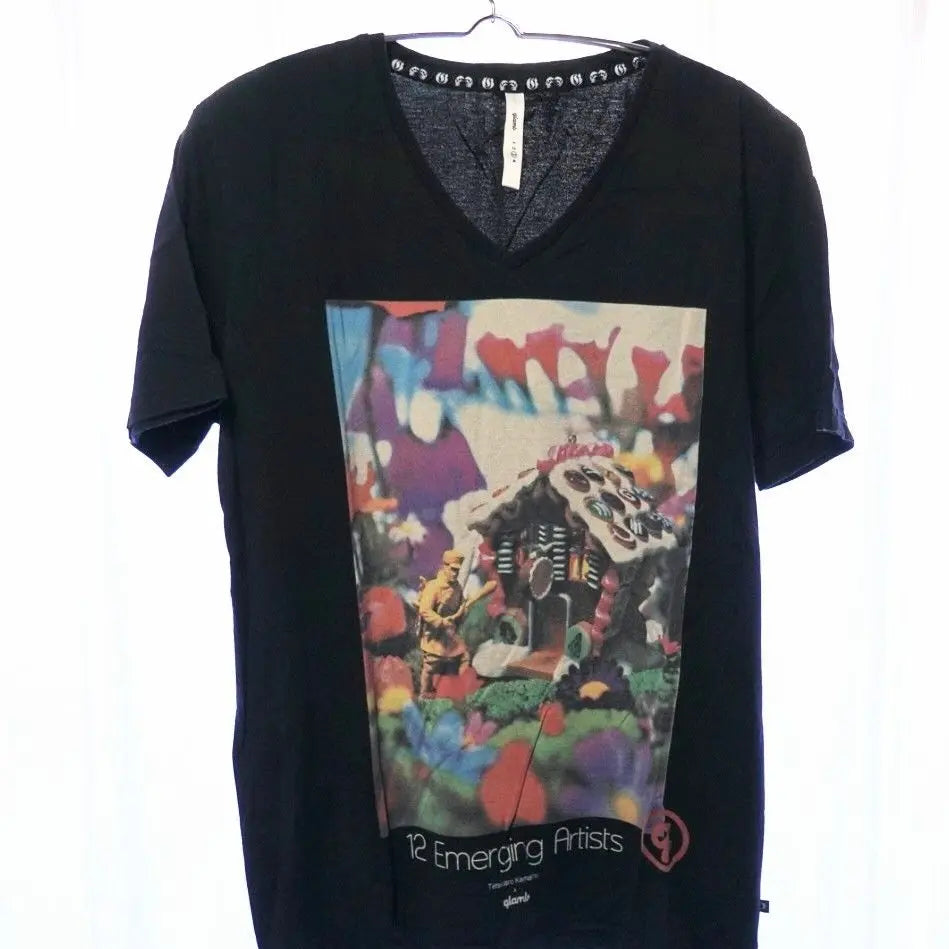 glamb size 3 (L) black T-shirt/cut and sew