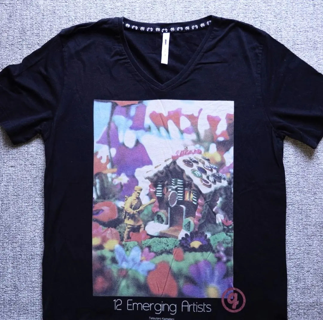 glamb size 3 (L) black T-shirt/cut and sew