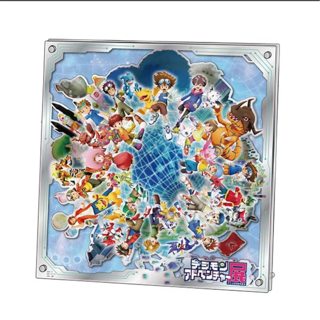 Digimon Adventure Exhibition Three-layer acrylic panel 25th anniversary