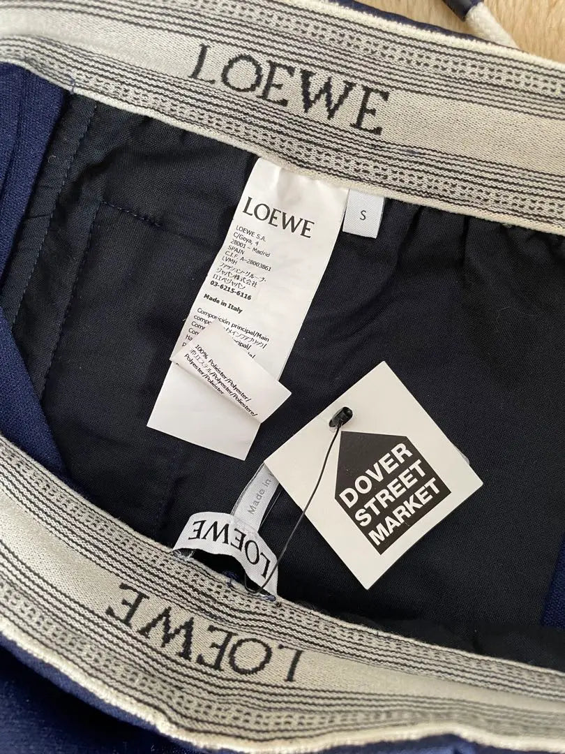 LOEWE Anagram embroidery jersey pants setup available