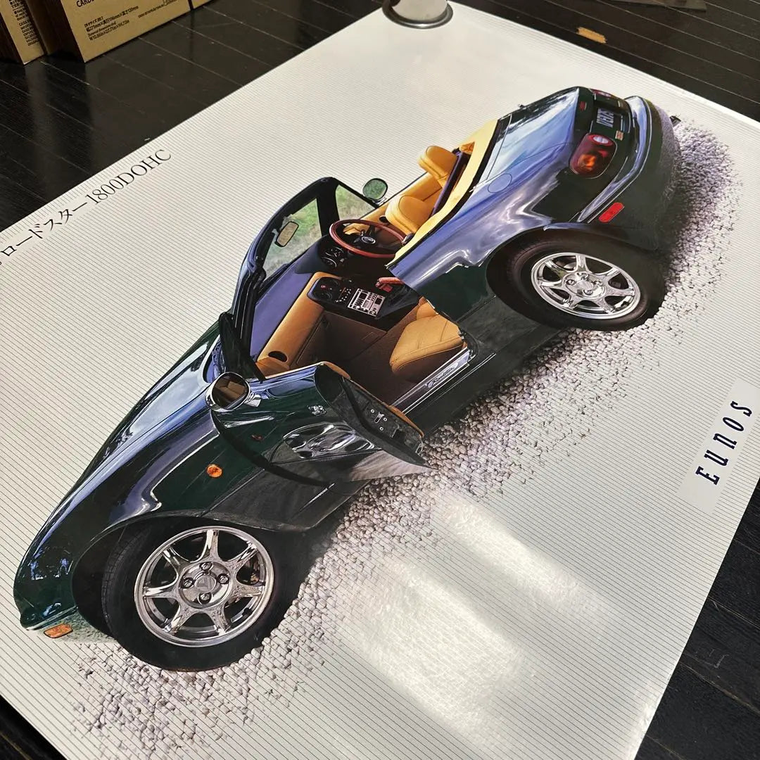 Unused Mazda Eunos Roadster 1800 DOHC Poster Genuine Not for sale