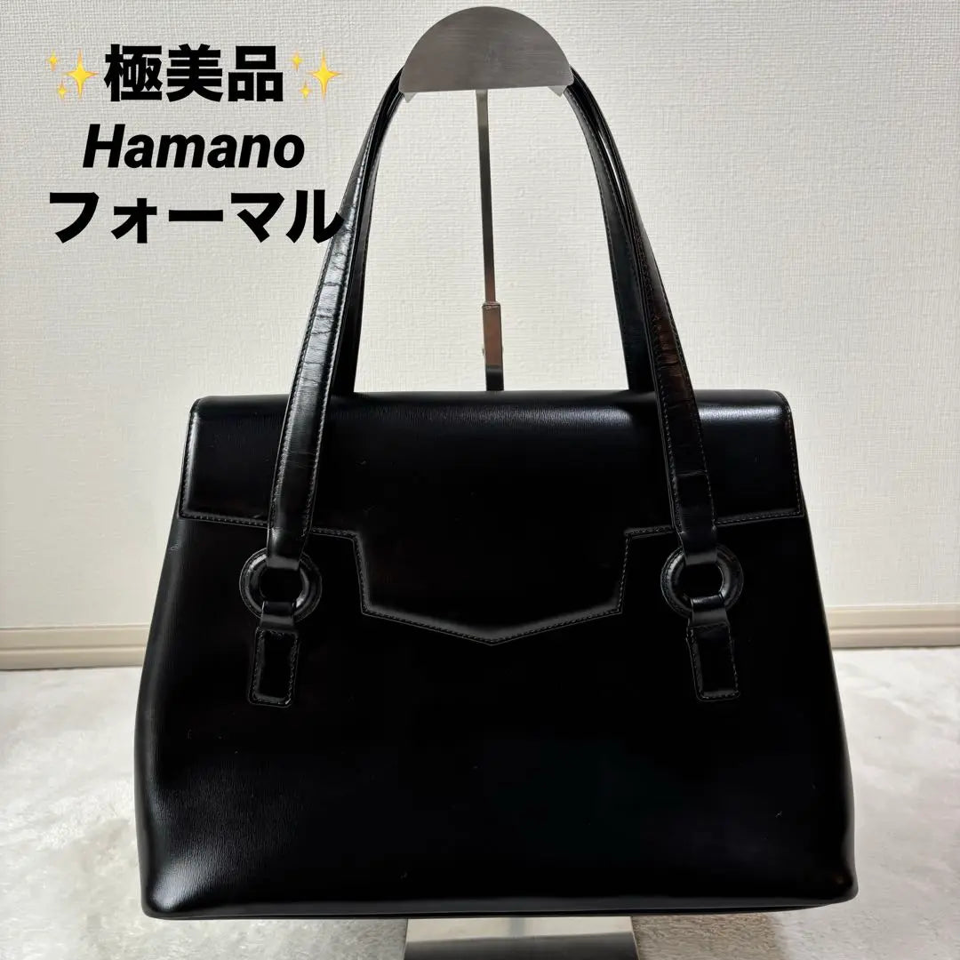 ✨Extremely beautiful✨ Hamano Hamano Handbag Black Formal