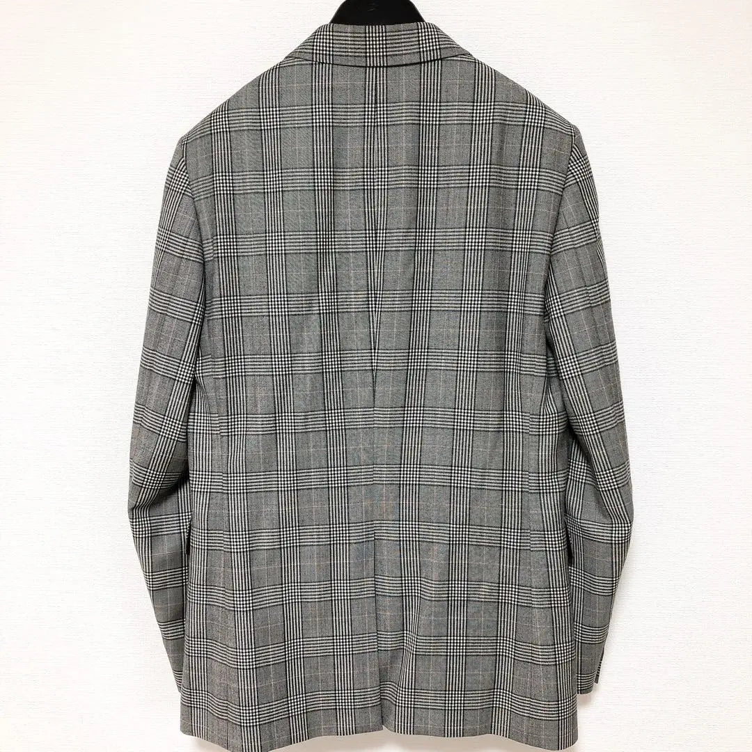 [Beauty] Paul Smith Setup Suit Check Pattern Gray L size