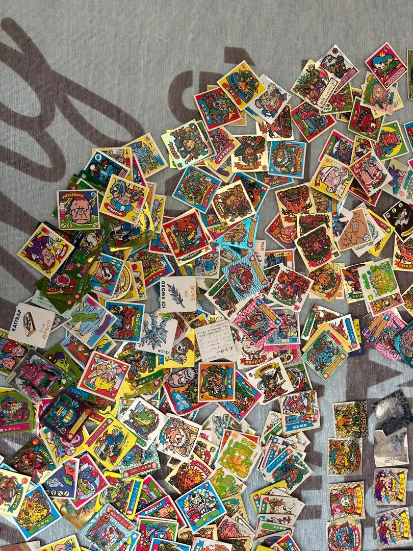 About 1,000 Bikkuriman stickers!