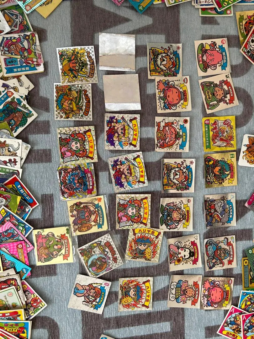 About 1,000 Bikkuriman stickers!