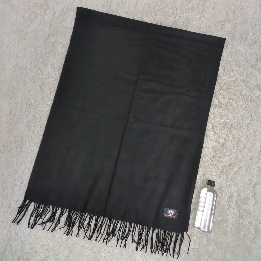 ✨ Beautiful condition✨Shawl, high-quality cashmere, 100%, Kyoto Western umbrella, black